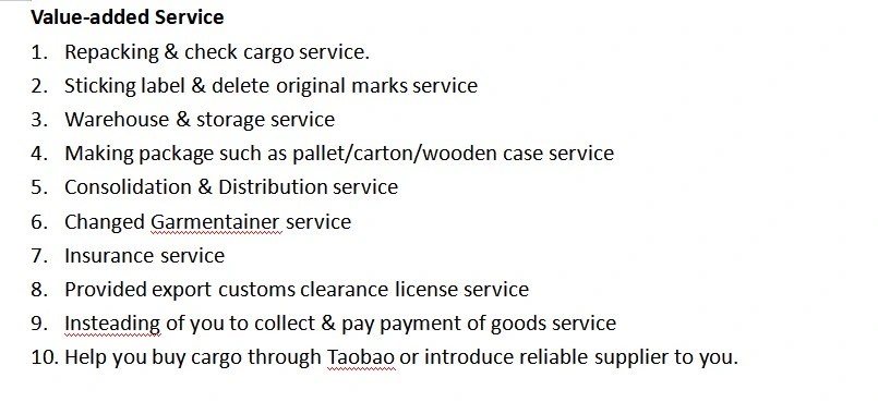 Consolidiation Customs Clerance Service /Personal Effect Customs Clearance Service