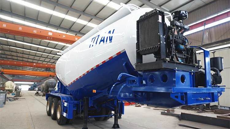 Dry Powder Trailer Powder Material Tanker Bulk Powder Tankers for Sale